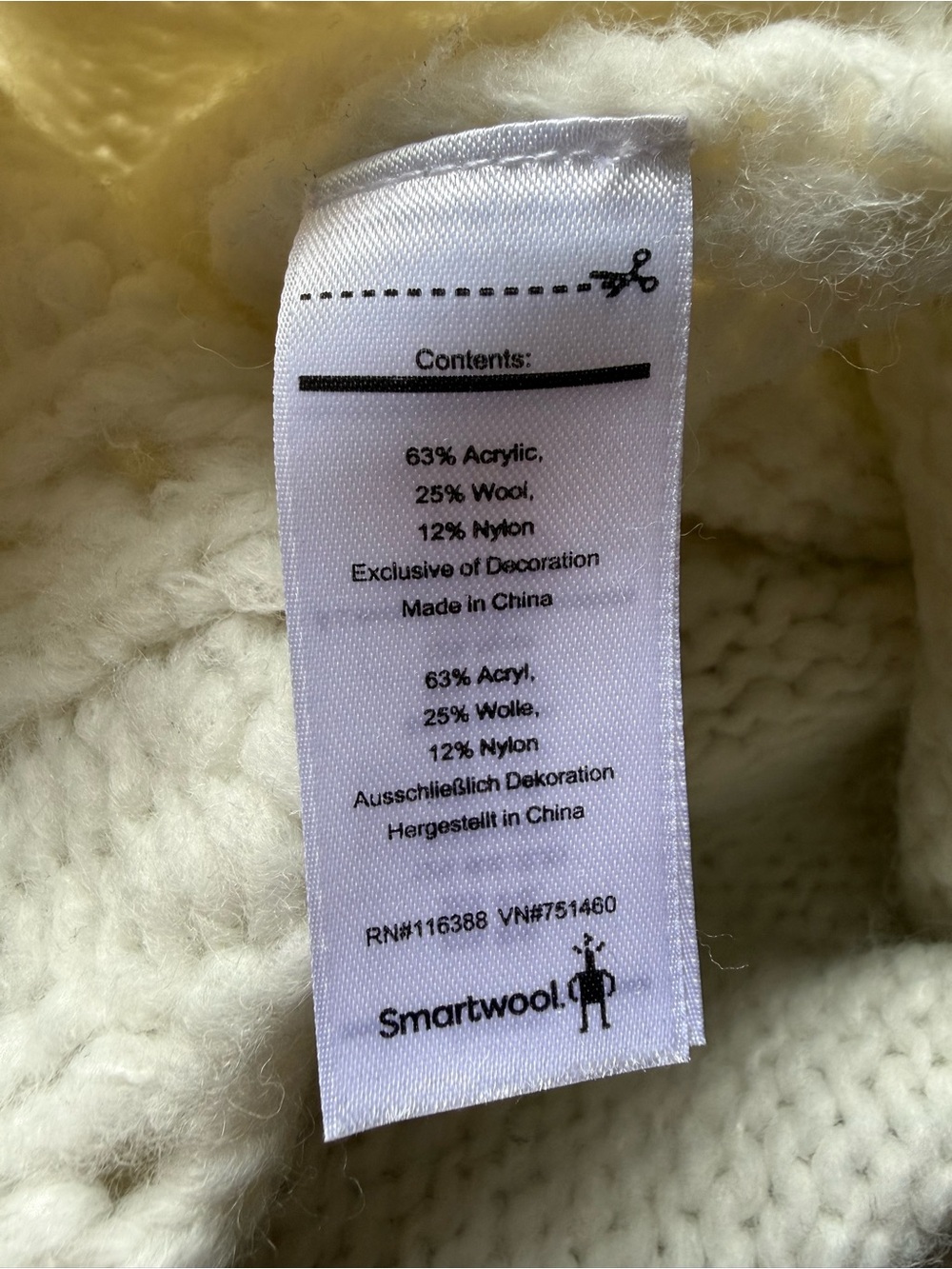 Smartwool Cozy Cream Cable Knit Turtleneck Sweater - Women's - Picture 5 of 5